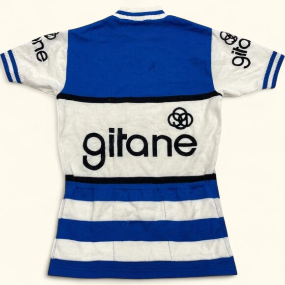 GITANE Noret France Vintage 1970's Cycling Bike Knitted Jersey Sweater Men's M - Picture 3 of 10